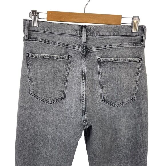AGOLDE Nico High Rise Straight Leg Button Fly Jeans in Risk Size 28 Slim Fit - Picture 13 of 16